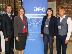 Члены Российского союза молодых учёных на презентации научно-исследовательских организаций ФРГ